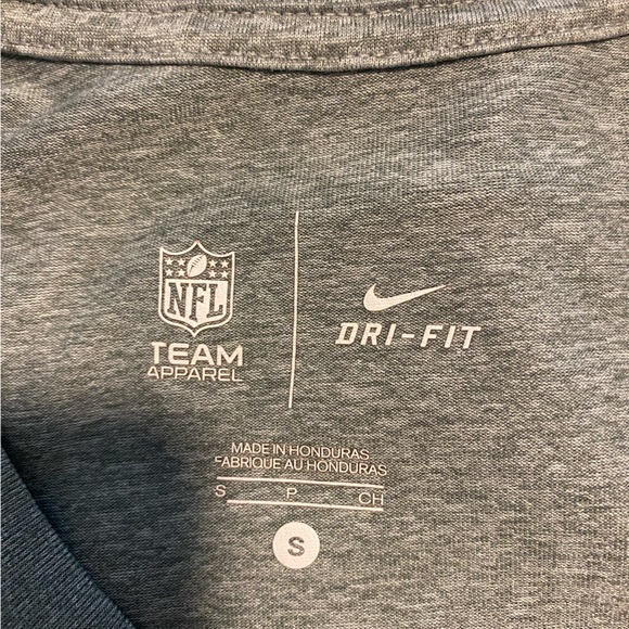 Nike NY Giants gray dri fit running short sleeve tee - Picture 6 of 6